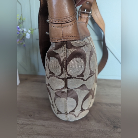 Coach Signature Bleecker Bucket Crossbody Bag - Picture 7 of 12